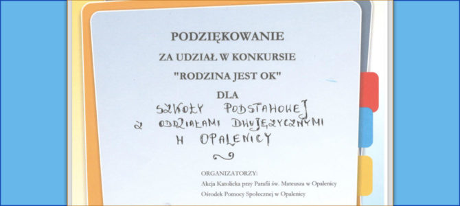 Podziękowanie Podziękowanie