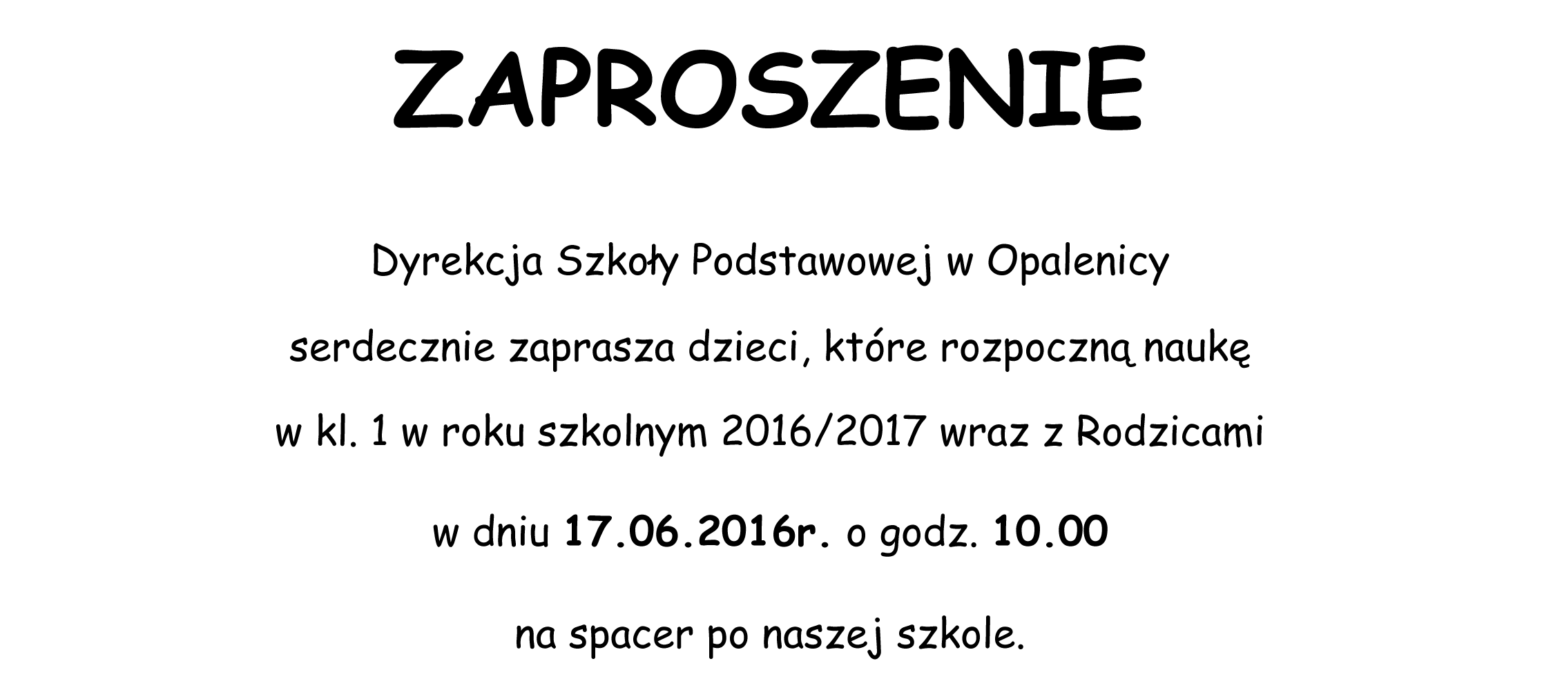 Zaproszenie