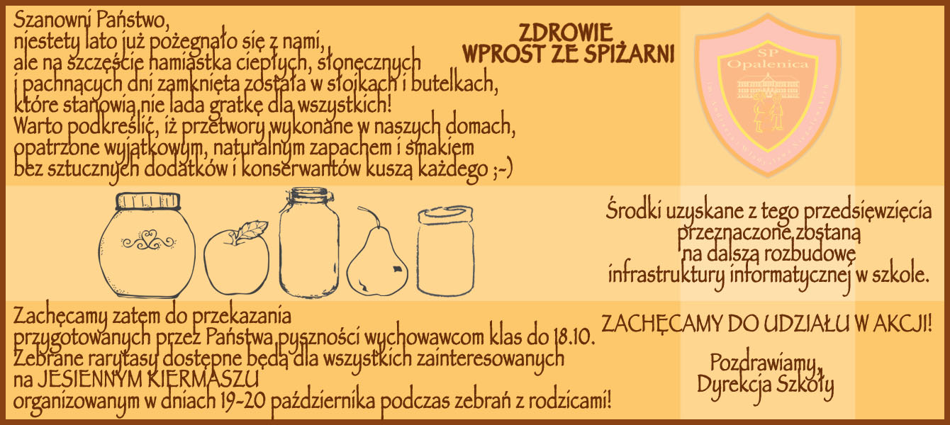 Kiermasz jesienny – zdrowie wprost ze spiżarni