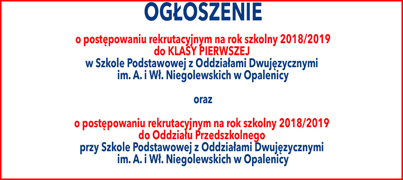 Ogłoszenie