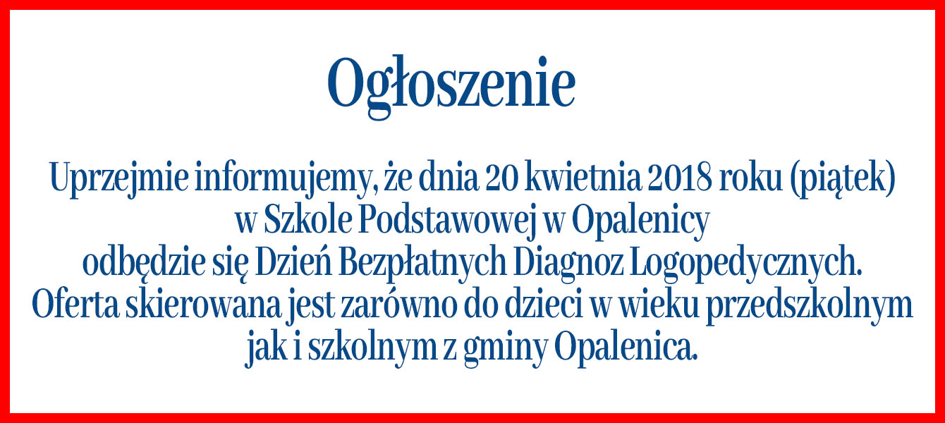 Ogłoszenie