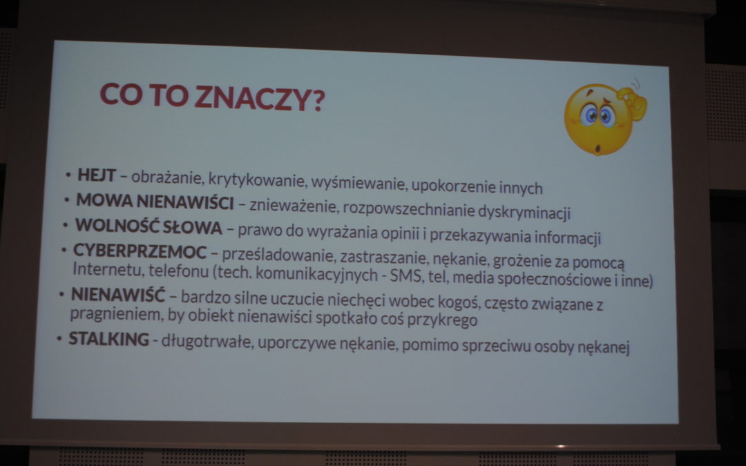 Stop nienawiści! Cyberprzemoc.