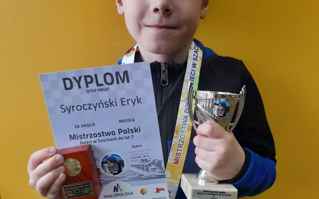 Eryk Syroczyński wicemistrzem szachowym