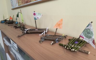 Ekologiczne tratwy z patyków – kreatywne zajęcia klasy 3a