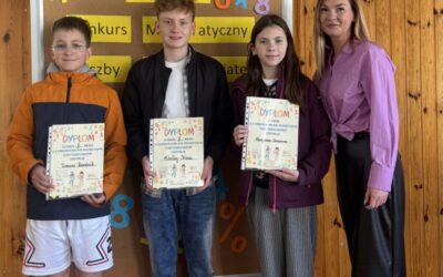 Sukces naszych uczniów w XI Gminnym Konkursie Matematycznym „Liczby Rządzą Światem” 📊